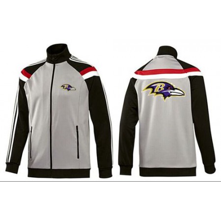 NFL Baltimore Ravens Team Logo Jacket Grey