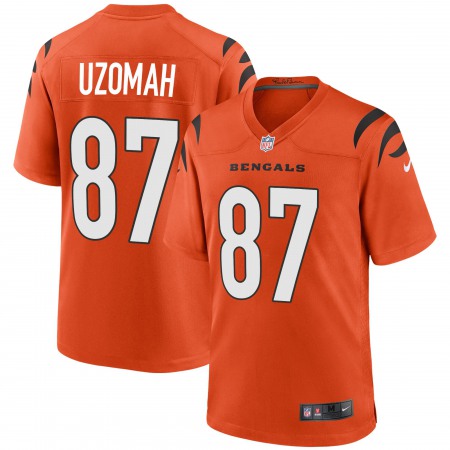 Cincinnati Bengals #87 C.J. Uzomah Orange Nike Alternate Game Jersey