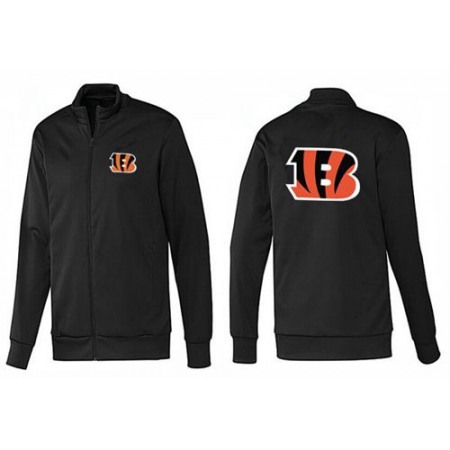 NFL Cincinnati Bengals Team Logo Jacket Black_1