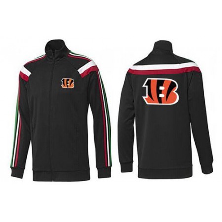 NFL Cincinnati Bengals Team Logo Jacket Black_2