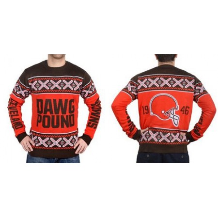 Nike Browns Men's Ugly Sweater