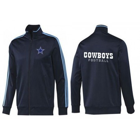 NFL Dallas Cowboys Authentic Jacket Dark Blue_1