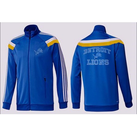 NFL Detroit Lions Heart Jacket Blue_2