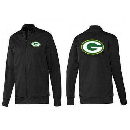 NFL Green Bay Packers Team Logo Jacket Black_1