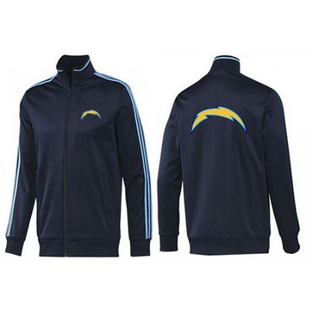 NFL Los Angeles Chargers Team Logo Jacket Dark Blue_2