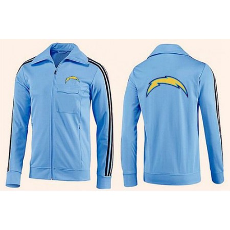 NFL Los Angeles Chargers Team Logo Jacket Light Blue_2