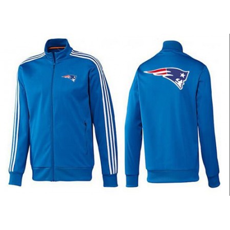 NFL New England Patriots Team Logo Jacket Blue_2