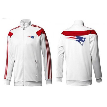 NFL New England Patriots Team Logo Jacket White_1