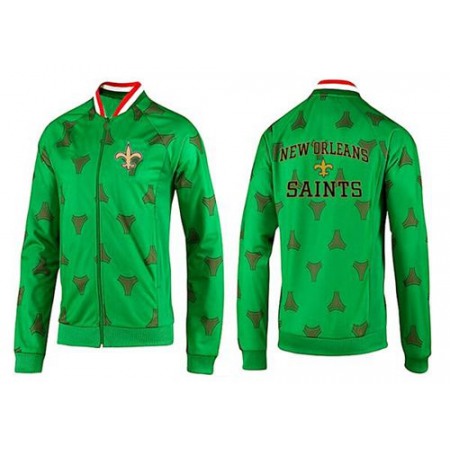 NFL New Orleans Saints Heart Jacket Green