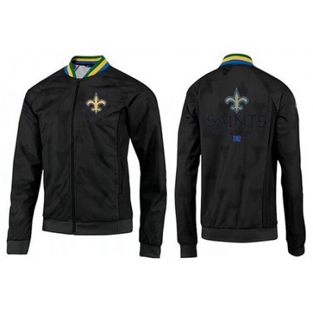 NFL New Orleans Saints Victory Jacket Black_2