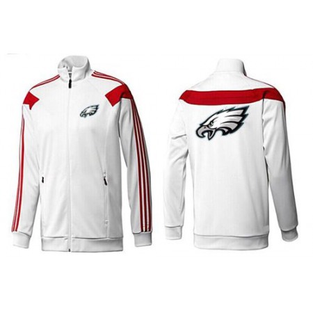 NFL Philadelphia Eagles Team Logo Jacket White_1