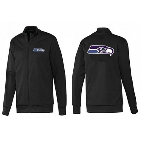 NFL Seattle Seahawks Team Logo Jacket Black_1