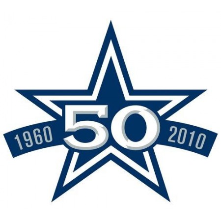 Stitched Dallas Cowboys 50th Anniversary Jersey Patch