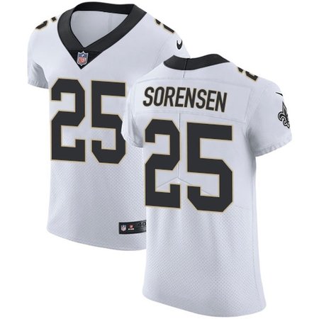 Nike Saints #25 Daniel Sorensen White Men's Stitched NFL Vapor Untouchable Elite Jersey