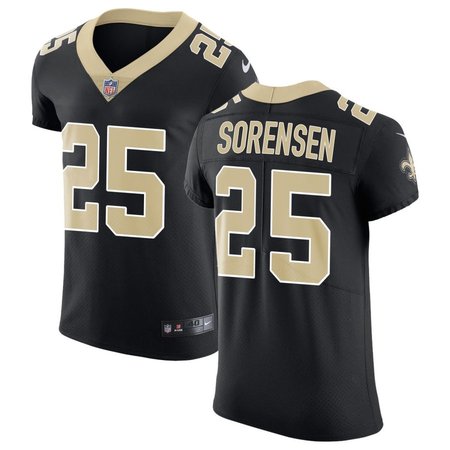 Nike Saints #25 Daniel Sorensen Black Team Color Men's Stitched NFL Vapor Untouchable Elite Jersey